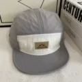 Casquette de baseball à bord court séchage rapide pour homme et femme, détail élégant de chapeau souple. - M (56-58cm) / Gris