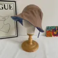 Chapeau de soleil ete femme style coreen chapeau de pecheur loisir vue detaillee hat - M (56-58cm) / Chameau