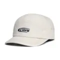 Vintage washed cotton 5-panel short brim baseball cap for men and women minimalist sun hat. - Adjustable / Beige