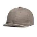 Gorra de béisbol vintage lavada con ala corta detalle, sombrero de sol streetwear de algodón. - M (56-58cm) / Moca