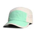 Quick-dry 5-panel cap detail, breathable mint green and beige design, outdoor sportswear. - M (56-58cm) / Light Green