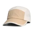 Two-tone 5-panel camp cap with breathable side holes for outdoor sports and sun protection - M (56-58cm) / Khaki