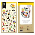 Schattige decoratieve papieren stickers in Koreaanse stijl voor dagboeken en knutselwerk. - 2002 Midori