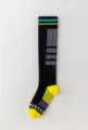 Chaussettes de sport de compression pour femmes, chaussettes de course et fitness hautes respirantes. - 37-40 / Noir Et Jaune