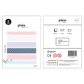 Koreanische suatelier plain deco Washi Klebeband Aufkleber 3er Set fur Tagebuch Deco - Markierungsaufkleber Stil / 3 Stück/Packung