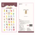 Set di adesivi di carta decorativi con numeri di animali carini BONITO coreani vista principale - Stile Numeri e Animali (B6038) / 2 Pezzi/Confezione