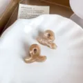 Kleine Acetat Haarklammer süße karamel Haargriffe Styling Zubehör für tägliche niedrige Fransen - Edelsteinbraun