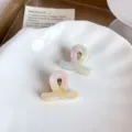 Bunte Azetat Haarklammern kleine Pastell Haargummis süße süßigkeitenfarbene Haaraccessoires. - Helles Bunt