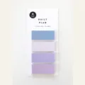 Bloc de notas adhesivas plan diario minimalista Suatelier colores pastel para apuntes. - 160 Piezas/Pack / Multicolor (Plan 1946)