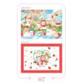 Korean MANET double-sided A4 cute puppy picnic apple journaling decorative wrapping paper - Doggy Picnic / 50 Pieces/Pack