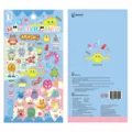 Korean BONITO cute monster puffy sticker pack decorative journal stationery B6045 - Foam Monster Candy(B6045)
