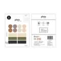 Korean suatelier plain Morandi color dot index stickers set 3 sheets planner stationery - 1647 Model / 3 Pieces/Pack / Morandi Color