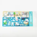 Hoja de pegatinas decorativas de planificador impermeable de oso de maní lindo MANET coreano nuevo - Oso Cartoon - Trabajando