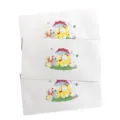 Süße koreanische Briefumschläge aus Papier mit süßem Hasen Design für Geschenke 3 Stk - BB103 Regentag