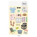 Joli ensemble d'autocollants de papeterie de vacances d'été japonais planificateur décoratif - Bagage