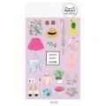 Feuille d'autocollants Nekoni tenue d'été, papeterie décorative mignonne pour carnet DIY. - Vie de Succulentes