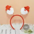 Cerchietto Babbo Natale di Natale simpatico fascia vacanza festa festivo bambini copricapo - Babbo Natale