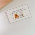 Niedlicher bestickter Bär Stoffaufnäher für Kleidung DIY handgemachte dekorative Accessoires Detail. - Lächeln Bär Stil(zm1005)