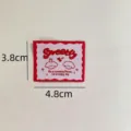 Cute embroidered fabric patch with dog design, perfect for DIY clothing and bags decoration. - Puppy Sweety