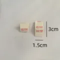 Mini χειροποίητες υφασμάτινες ετικέτες βαμβακιού για DIY ραπτική, ρούχα κούκλας και αξεσουάρ. - Εργόχειρο