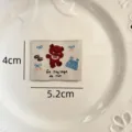 Cute embroidered cloth patch with bear design, perfect for clothing and bag decoration DIY. - Swimsuit Bear