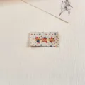 Cute cartoon bear woven label diy patch for handmade scarf hat clothing decorative accessories - Three Bears