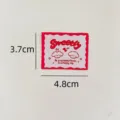 Korean style woven cloth patch label for handmade DIY bags phone cases clothing accessories - Dog