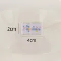 Cute handmade woven fabric label clothing decorative patch DIY sewing accessory 2x4cm - Zm451