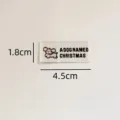 Cute dog woven cloth label patch, small fabric badge for clothing, bags and DIY hair accessories - Puppy Style (zm305)