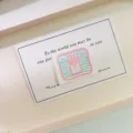 Korean cute colorful woven fabric label for kids clothing handmade DIY bags and washing tag. - ym1017(ym1017)
