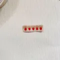 Korean ins fabric label strawberry embroidered patch for clothing DIY crafts accessories. - Zm854