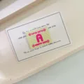 Colorful woven label with cute stripes and text for DIY handmade clothing and bags. - ym1019(ym1019)