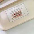 Etichetta in tessuto stampato in stile coreano per abbigliamento bambini e borse DIY, colorata. - ym1027(ym1027)