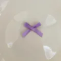 Mini purple ribbon bow for DIY hair accessories, gift wrapping, clothing and cake decor. - 10 Pieces/Pack / Purple