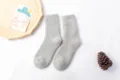 Herren dicke Wolle Socken, graue Winter warme thermische Freizeit Crew Socken Alltag. - Passend für Größe EU 38-46 / Damen Wolle Hellgrau