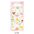 Feuille d'autocollants décoratifs PVC fleurs rétro Corgi mignon, fournitures de papeterie. - 51706 La petite boutique de fleurs du corgi