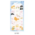 Adorables autocollants décoratifs en PVC Shiba Inu et fleurs de cerisier pour journal. - 51707 Saison des cerisiers du shiba inu