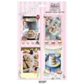 Pegatinas decorativas para marcos de fotos Nekoni, álbum DIY, estilo postre lindo, 2 hojas. - 85397-Hora del té