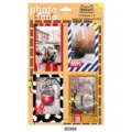 Nekoni pegatinas de marco de fotos DIY conjunto de pegatinas de diario para instax mini pelicula - 85399-Diario de viaje