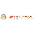 Nekoni paddestoel washi tape 30mm x 5m decoratieve plakband voor DIY journaling en knutselen - Paddenstoel Bijeenkomst