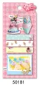 NEKONI Ins Vaporwave plaknotities schattig dessert ontwerp planner stickers bladwijzer - Dessert / 90 vellen pakket