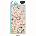 Lindos pegatinas decorativas de PVC de foca de dibujos animados NEKONI para diario. - Foca Comida