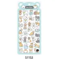 Lindas pegatinas de PVC impermeables de perros para decorar diario, teléfono y botella. - Cachorro de Mascota Lindo (51153)