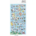 Nekoni Cute Cartoon Panda Sticker Sheet PVC Decorative Journaling Water Bottle Decals - Panda Paradise