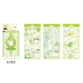 NEKONI bonito libro de pegatinas de pato 4 hojas pegatinas decorativas de diario - Pato Limón / 4 Hojas/Paquete