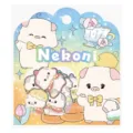 NEKONI lindo cerdo pegatinas holográficas diarias paquete para agenda manualidades decoracion - 51044 Cerdito panadero (8 diseños x 4, 32 piezas en total)