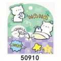NEKONI lindo oso de dibujos animados y pingüino calcomanía paquete, 36 piezas juego papelería. - Oso polar nevado