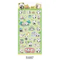 NEKONI cute panda animal daily life decorative sticker sheet for journal diary planner use - 51057 Red Panda Friends' Hiking Daily