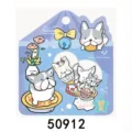 Cute French bulldog food theme decorative diary stickers set, 36pcs cute sticker pack. - French Bulldog Ice Cream