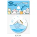 Nekoni cute cartoon metal brooch pin badge for clothes and canvas bag decoration - Seal (83839) / Diameter 3cm